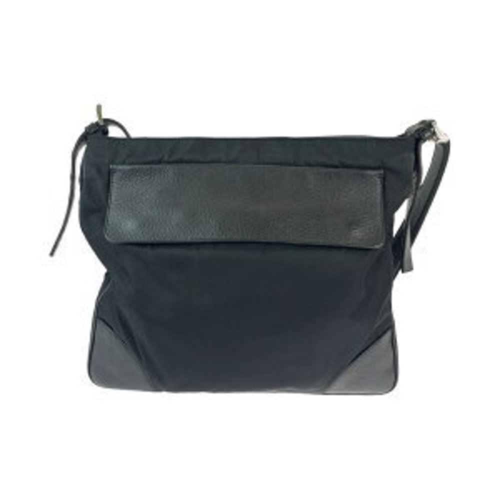 Prada Tessuto Triangular Nylon Shoulder Vitello D… - image 2